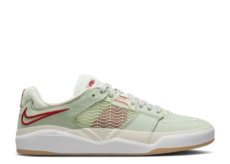 【 NIKE ISHOD WAIR PREMIUM SB \u0027PISTACHIO\u0027 / SEAFOAM BARELY GREEN LIGHT BONE 】 割り増し金 エスビー 緑 緑であること スニーカー メンズ ナイキ