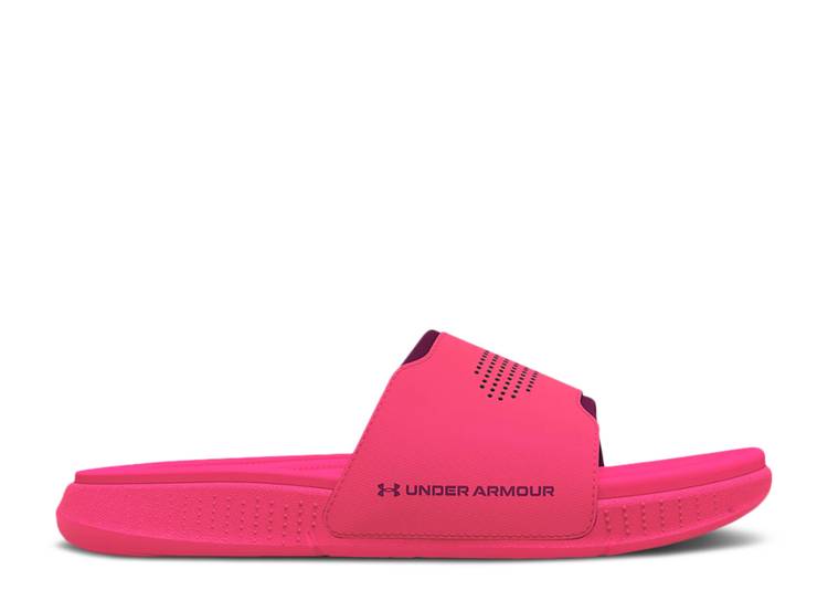 【 UNDER ARMOUR ANSA ELEVATE SLIDE \u0027PENTA PINK\u0027 / PENTA PINK WILDFLOWER 】 サンダル さくら色 アンダーアーマー スニーカー メンズ