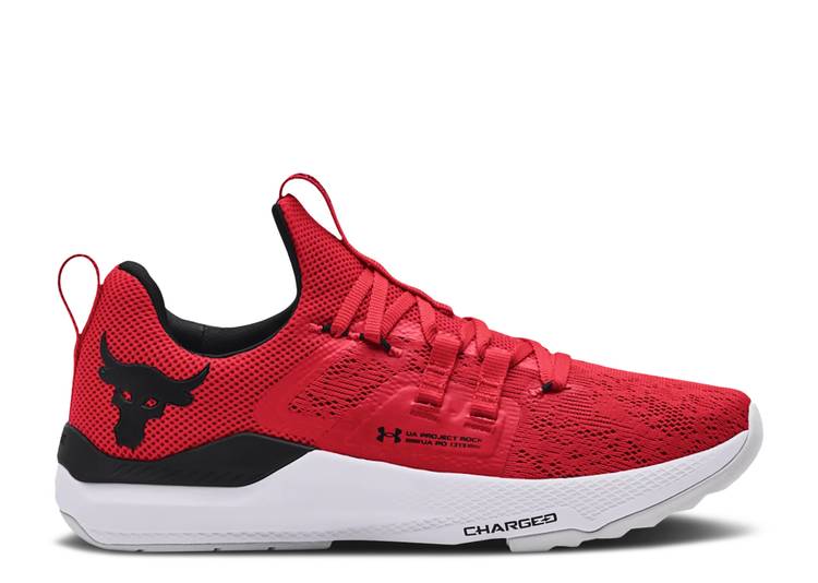 【 UNDER ARMOUR PROJECT ROCK BSR 'RED WHITE' / RED WHITE 】 赤 レッド 白色 ホワイト アンダーアーマー スニーカー メンズ