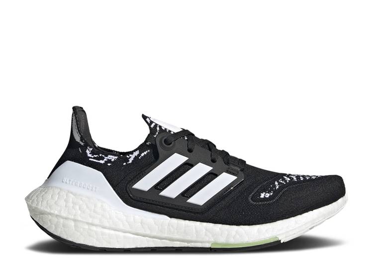 【 ADIDAS WMNS ULTRABOOST 22 \u0027BLACK WHITE ALMOST LIME\u0027 / CORE BLACK CLOUD WHITE ALMOST 】 アディダス 白いこと 白いこと 中核グループ 黒いこと 黒いこと スニーカー レディース