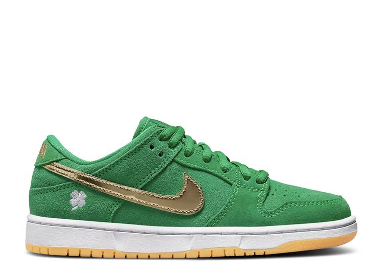 【 NIKE DUNK LOW SB PS 'ST. PATRICK&rsquo;S DAY' / LUCKY GREEN METALLIC GOLD 】 ダンク エスビー 緑 グリーン ゴールド ダンクロー ジュニア キッズ ベビー マタニティ スニーカー ナイキ｜スニケス
