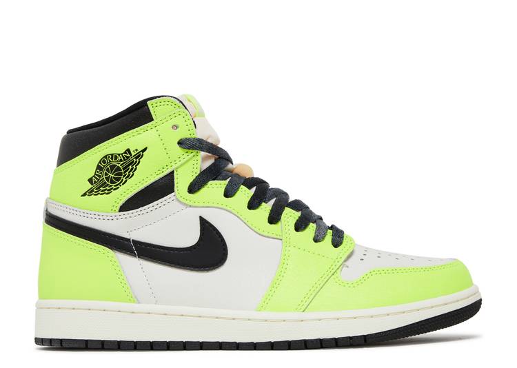 【 AIR JORDAN JORDAN 1 RETRO HIGH OG VISIONAIRE / VOLT BLACK SAIL 】 ナイキ ハイ 黒色 ブラック エアジョーダン スニーカー メンズ