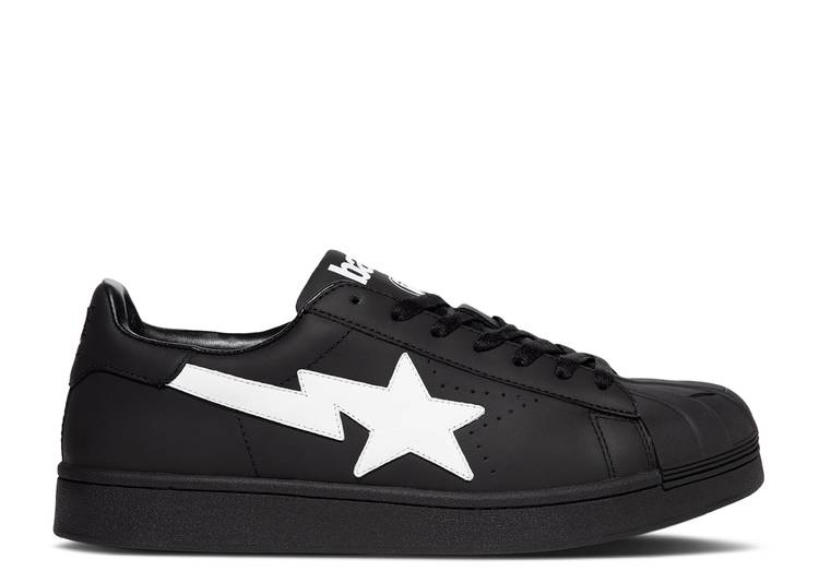 【 BAPE SKULL STA 'BLACK' / BLACK 】 黒色 ブラック スニーカー メンズ ベイプ｜スニケス