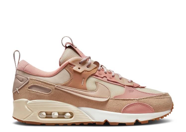 【 NIKE WMNS AIR MAX 90 FUTURA \u0027SCRAP - SANDDRIFT\u0027 / SANDDRIFT HEMP ROSE WHISPER 】 マックス さくら色 大気圏マックス スニーカー レディース ナイキ