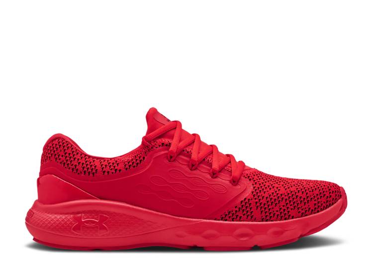 【 UNDER ARMOUR CHARGED VANTAGE KNIT 'RED' / RED 】 ニット 赤 レッド アンダーアーマー スニーカー メンズ｜スニケス