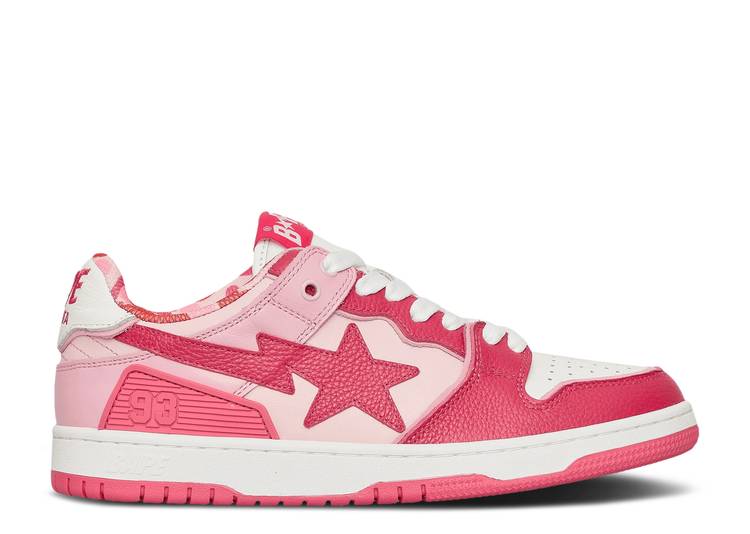 【 BAPE SK8 STA #2 'ABC CAMO - RED' / RED 】 カモ柄 赤 レッド スニーカー メンズ ベイプ|スニケス