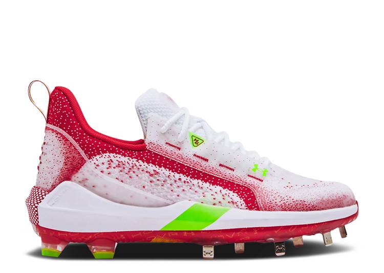 【 UNDER ARMOUR HARPER 6 LOW ST \u0027WHITE RED\u0027 / WHITE RED 】 白いこと 白いこと 赤 赤いこと アンダーアーマー スニーカー メンズ