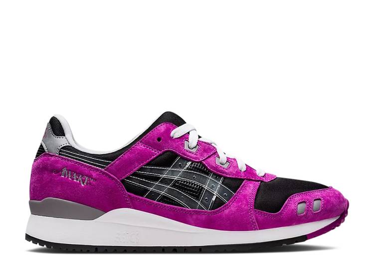 【 ASICS AWAKE NY X GEL LYTE 3 \u0027BLACK PINK\u0027 / BLACK PINK 】 黒いこと 黒いこと サクラ色 スニーカー メンズ アシックス