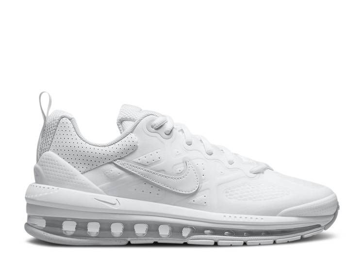 【 NIKE WMNS AIR MAX GENOME \u0027WHITE\u0027 / WHITE PURE PLATINUM WHITE 】 マックス 白いこと 白いこと 純一無雑 プラチナム エア湖マックス スニーカー レディース ナイキ