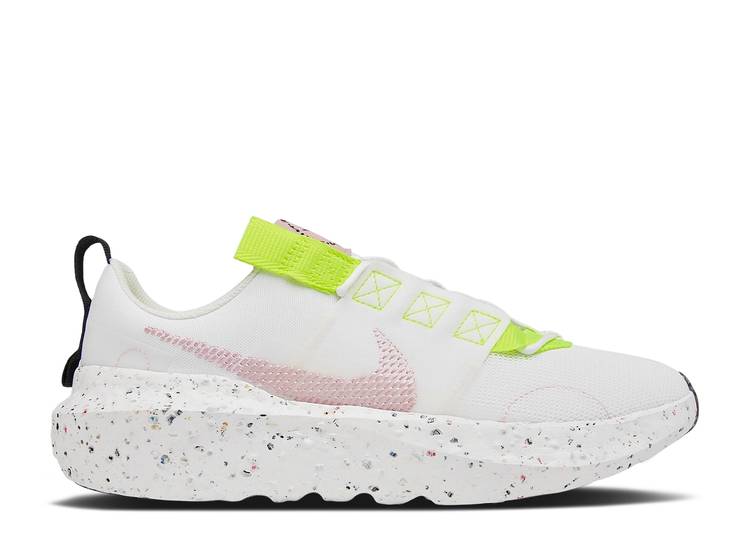 【 NIKE WMNS CRATER IMPACT 'WHITE PINK GLAZE' / WHITE VOLT SUMMIT WHITE PINK 】 インパクト ピンク 白色 ホワイト スニーカー レディース ナイキ