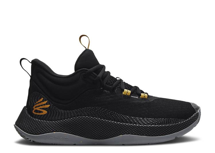 【 UNDER ARMOUR CURRY HOVR SPLASH BLACK PITCH GREY / BLACK PITCH GREY 】 カリー 黒色 ブラック 灰色 グレー アンダーアーマー スニーカー メンズ