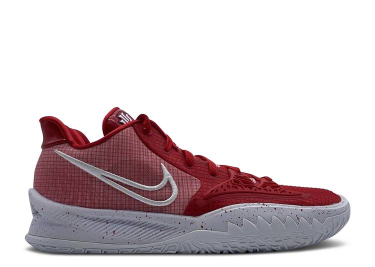 【 NIKE KYRIE LOW 4 肺結核 \u0027UNIVERSITY RED\u0027 / UNIVERSITY RED WHITE 】 カイリー 赤 赤いこと 白いこと 白いこと スニーカー メンズ ナイキ