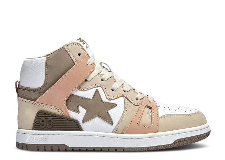 【 BAPE STA 93 HI BROWN / BROWN 】 茶色 ブラウン スニーカー メンズ ベイプ