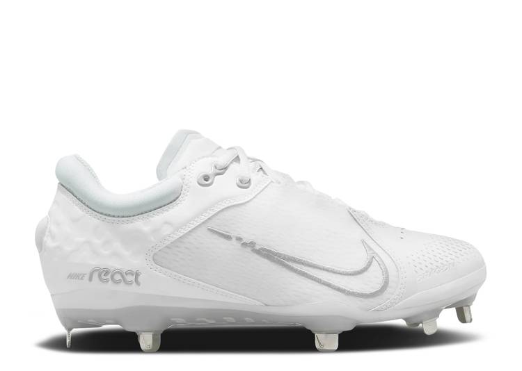 【 NIKE WMNS HYPERDIAMOND 4 ELITE 'WHITE PURE PLATINUM' / WHITE PURE PLATINUM BARELY VOLT 】 エリート ピュア 白色 ホワイト プラチナム スニーカー レディース ナイキ