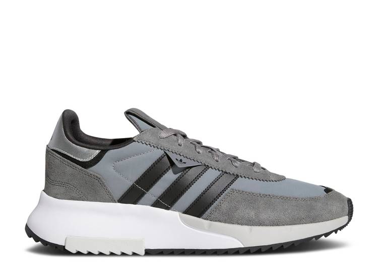 【 ADIDAS RETROPY F2 \u0027GREY BLACK\u0027 / GREY THREE CORE BLACK GREY FIVE 】 アディダス 薄墨色 薄墨色 中核グループ 黒いこと 黒いこと スニーカー メンズ