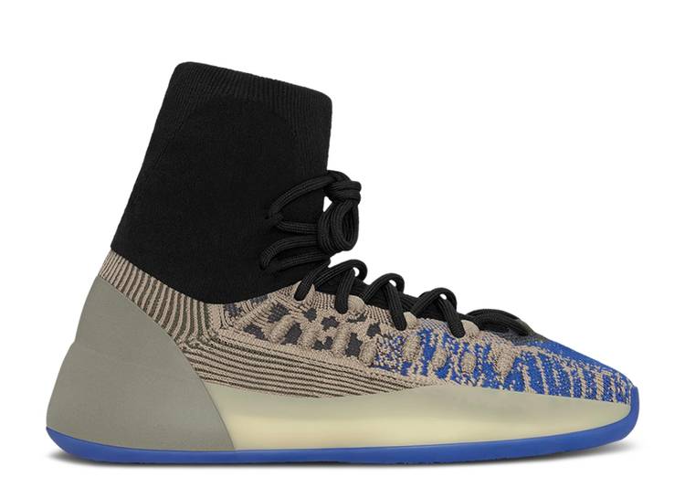 【 ADIDAS YEEZY BASKETBALL KNIT \u0027SLATE AZURE\u0027 / 6 10 22 】 アディダス 篭球 編み物 スニーカー メンズ