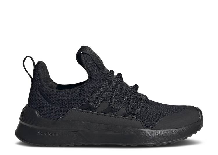 【 ADIDAS LITE RACER ADAP 4.0 J 'BLACK GREY' / CORE BLACK CORE BLACK GREY SIX 】 アディダス ライト コア 黒色 ブラック 灰色 グレー ジュニア キッズ ベビー マタニティ スニーカー｜スニケス