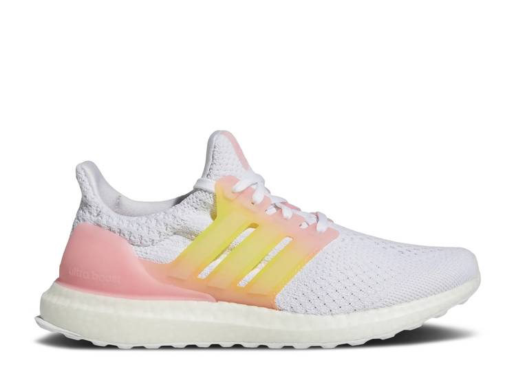 【 ADIDAS WMNS ULTRABOOST 5.0 DNA 'WHITE BEAM PINK' / CLOUD WHITE CLOUD WHITE BEAM 】 アディダス 白色 ホワイト スニーカー レディース