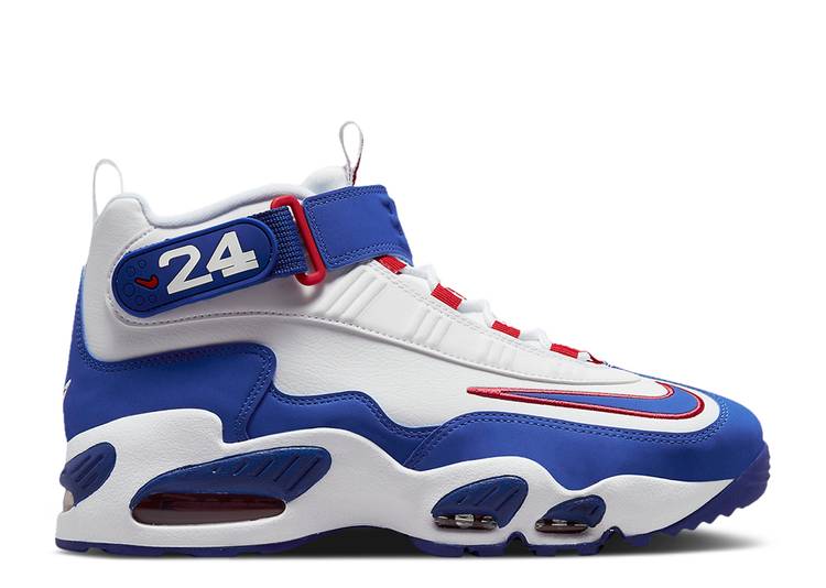 【 NIKE AIR GRIFFEY MAX 1 USA / WHITE OLD ROYAL GYM RED 】 グリフィー マックス 白色 ホワイト 赤 レッド スニーカー メンズ ナイキ