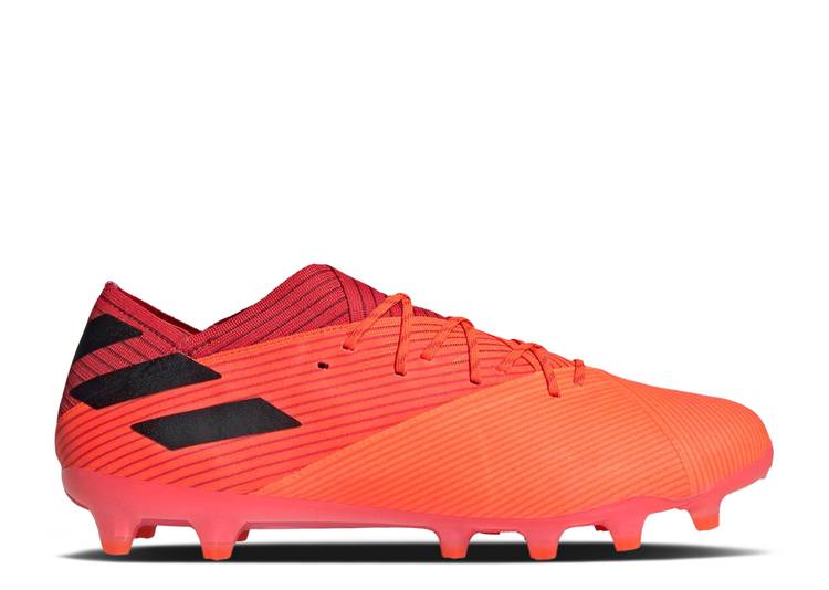 【 ADIDAS NEMEZIZ 19.1 SG 'INFLIGHT PACK' / SIGNAL CORAL CORE BLACK GLORY 】 アディダス ネメシス コア 黒色 ブラック スニーカー メンズ