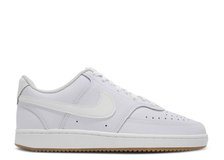 【 NIKE WMNS COURT VISION LOW \u0027WHISPER GUM\u0027 / IRIS WHISPER WHITE 】 厚地の外套 白いこと 白いこと スニーカー レディース ナイキ レディース靴-スニーカー