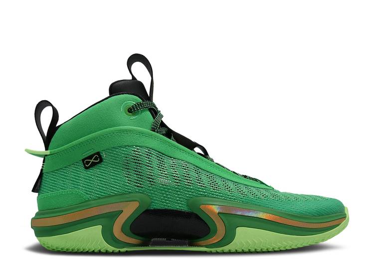 【 AIR JORDAN JORDAN 36 PF 'CELTICS' / GREEN SPARK BLACK LIME BLAST 】 ナイキ 緑 グリーン 黒色 ブラック ライム ブラスト エアジョーダン スニーカー メンズ｜スニケス
