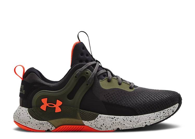 【 UNDER ARMOUR HOVR APEX 3 'JET GREY' / JET GREY HALO GREY 】 灰色 グレー アンダーアーマー スニーカー メンズ
