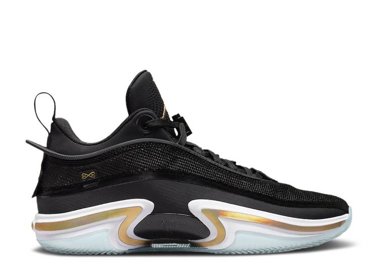 【 AIR JORDAN JORDAN 36 LOW 'DMP' / BLACK METALLIC GOLD WHITE 】 ナイキ 黒色 ブラック ゴールド 白色 ホワイト エアジョーダン スニーカー メンズ|スニケス
