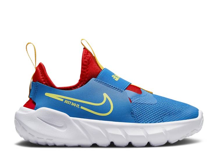 【 NIKE FLEX RUNNER 2 PS 'PHOTO BLUE UNIVERSITY RED' / PHOTO BLUE UNIVERSITY RED 】 青色 ブルー 赤 レッド ジュニア キッズ ベビー マタニティ スニーカー ナイキ