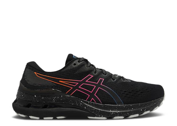 【 ASICS WMNS GEL KAYANO 28 LITE SHOW \u0027BLACK\u0027 / BLACK BLACK 】 点火装置 黒いこと 黒いこと スニーカー レディース アシックス