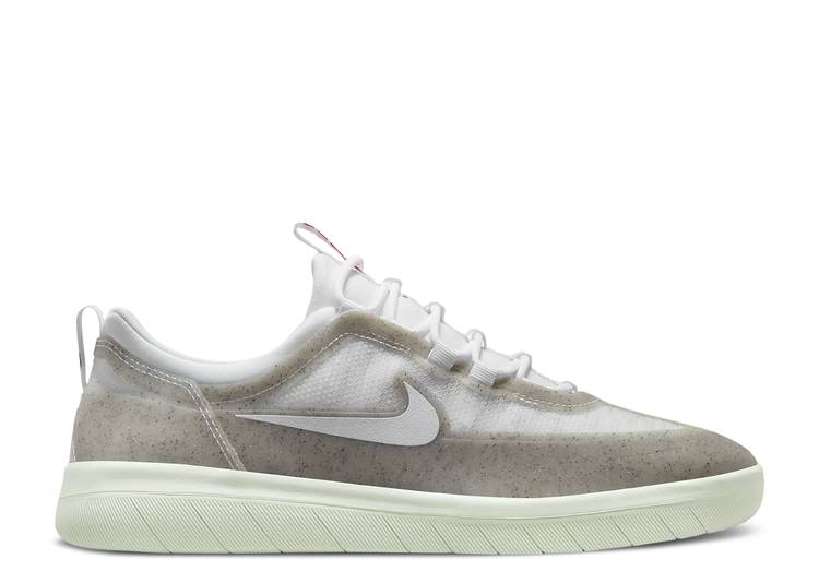 【 NIKE NYJAH FREE 2 SB WHITE BARELY GREEN / WHITE BARELY GREEN HABANERO RED 】 フリー エスビー 白色 ホワイト 緑 グリーン 赤 レッド スニーカー メンズ ナイキ