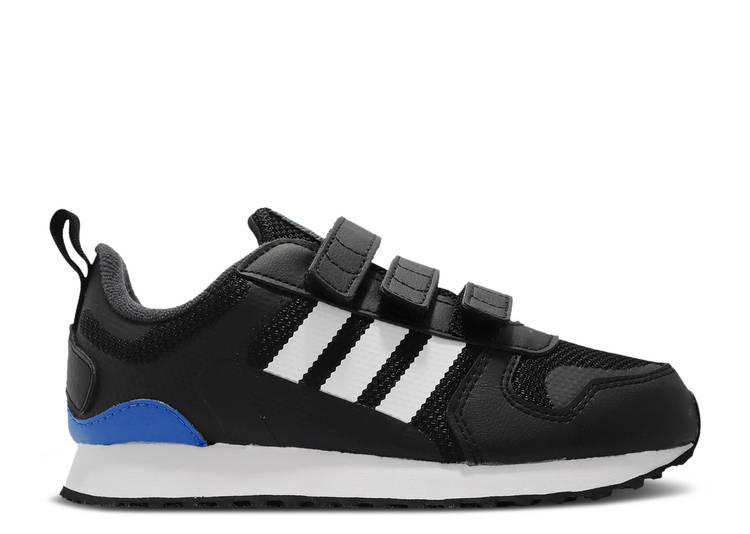 【 ADIDAS ZX 700 HD CF K 'BLACK BLUE' / CORE BLACK CLOUD WHITE CARBON 】 アディダス コア 黒色 ブラック 白色 ホワイト カーボン ジュニア キッズ ベビー マタニティ スニーカー|スニケス