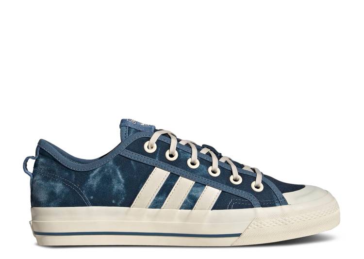 【 ADIDAS NIZZA RF \u0027BLEACHED - CREW NAVY\u0027 / CREW NAVY WONDER WHITE WONDER 】 アディダス 労働者の一団 紺色 米国海軍 白いこと 白いこと スニーカー メンズ