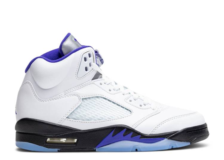 【 AIR JORDAN JORDAN 5 RETRO \u0027CONCORD\u0027 / WHITE DARK CONCORD BLACK 】 ナイキ 白いこと 白いこと 調和 コン吊りひも 黒いこと 黒いこと エアジョーダン スニーカー メンズ