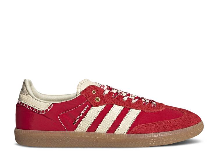 【 ADIDAS WALES BONNER X SAMBA 'SCARLET' / COLLEGIATE ORANGE ECRU TINT 】 アディダス サンバ 橙 オレンジ スニーカー メンズ|スニケス