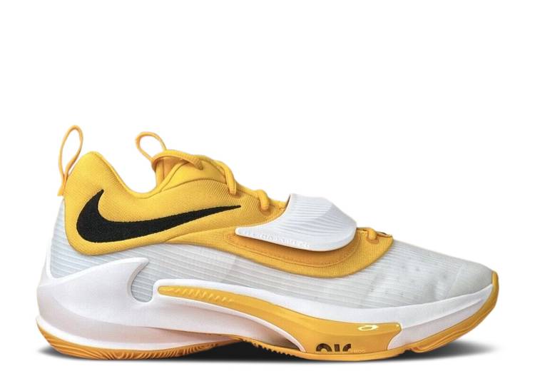 【 NIKE ZOOM FREAK 3 結核症 \u0027UNIVERSITY GOLD\u0027 / UNIVERSITY GOLD BLACK 】 望遠レンズ ゴールド 黒いこと 黒いこと 望遠レンズフリーク スニーカー メンズ ナイキ