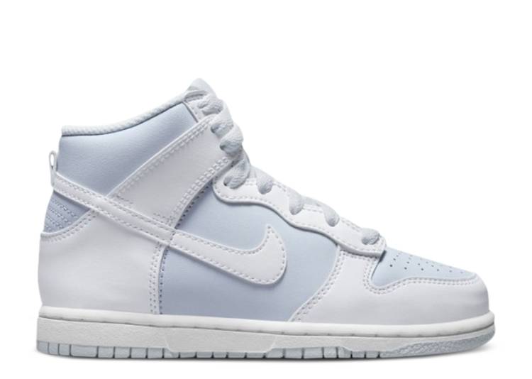 【 NIKE DUNK HIGH PS 'WHITE PURE PLATINUM' / SUMMIT WHITE PURE PLATINUM 】 ダンク ハイ ピュア 白色 ホワイト プラチナム ダンクハイ ジュニア キッズ ベビー マタニティ スニーカー ナイキ