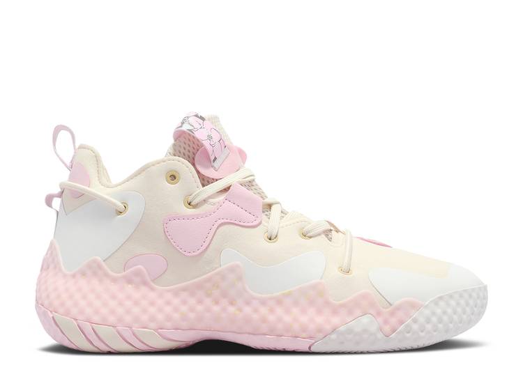 【 ADIDAS HARDEN VOL. 6 'CREAM LIGHT PINK' / CREW WHITE FOOTWEAR WHITE CLEAR 】 アディダス ハーデン クルー 白色 ホワイト スニーカー メンズ