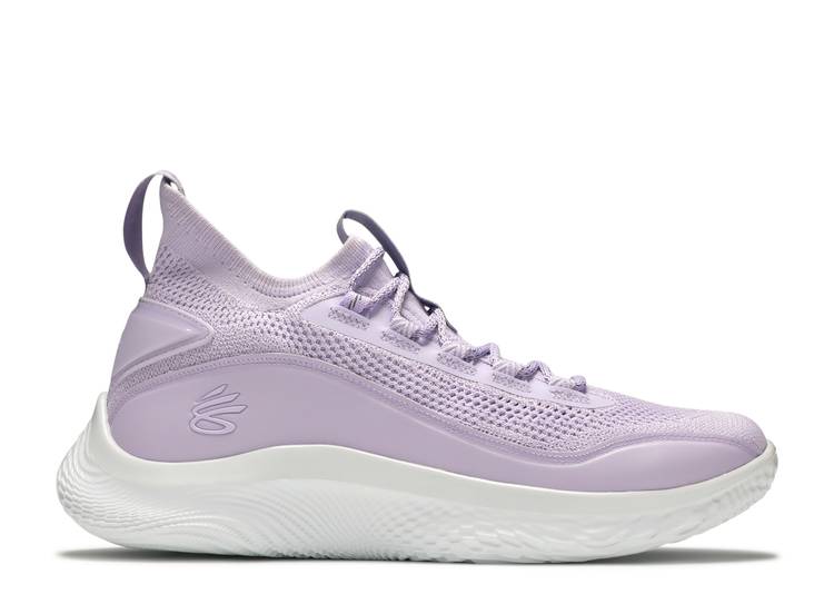 【 CURRY BRAND CURRY FLOW 8 \u0027INTERNATIONAL WOMEN\u0027S DAY\u0027 / NEBULA PURPLE WHITE 】 カリー 流れ受け答え レディース 紫 パープル 白いこと 白いこと スニーカー メンズ
