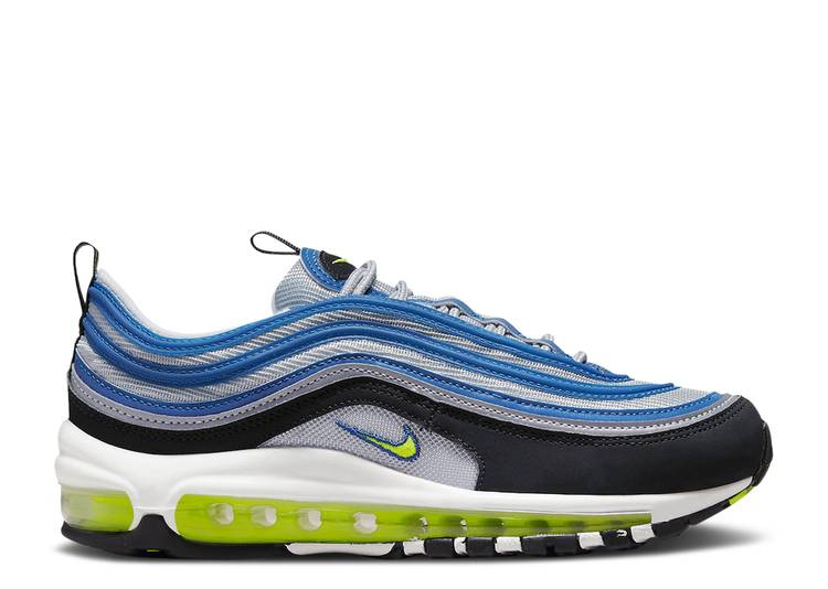 【 NIKE WMNS AIR MAX 97 OG 'ATLANTIC BLUE' / ATLANTIC BLUE METALLIC SILVER 】 マックス 青色 ブルー 銀色 シルバー エアマックス スニーカー レディース ナイキ