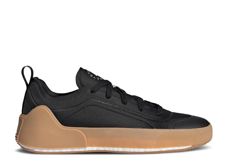 【 ADIDAS STELLA MCCARTNEY X WMNS TREINO 'BLACK GUM' / CORE BLACK CORE BLACK OFF WHITE 】 アディダス コア 黒色 ブラック 白色 ホワイト スニーカー レディース
