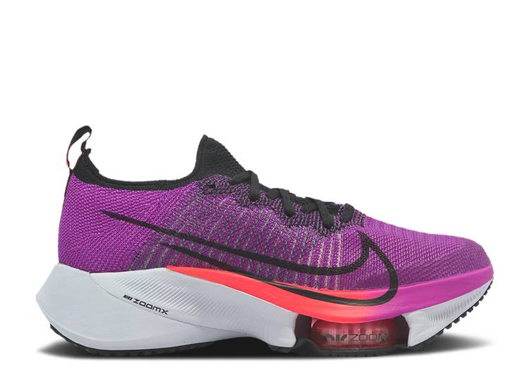 ナイキ NIKE ズーム フライニット 白色 ホワイト 紫 バイオレット クリムゾン NEXT% WOMEN'S スニーカー kirimaja