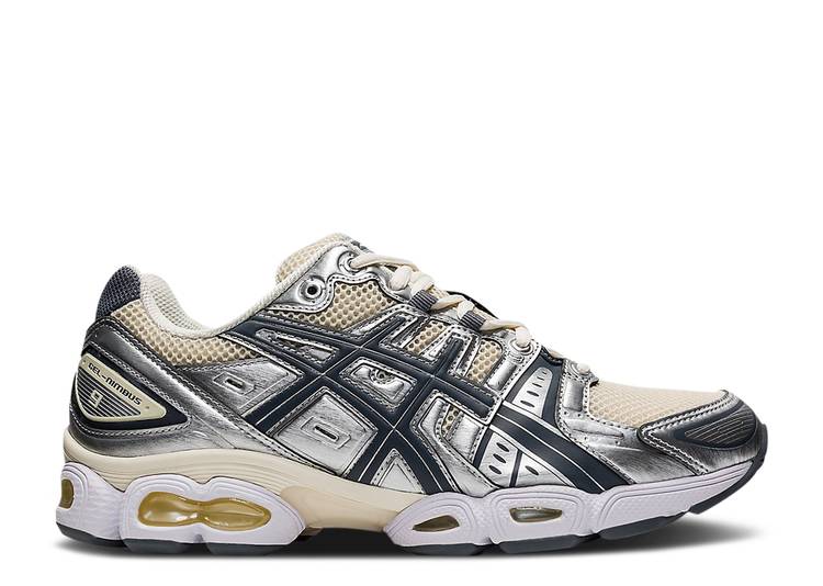 【 ASICS GEL NIMBUS 9 \u0027PURE SILVER METROPOLIS\u0027 / PURE SILVER METROPOLIS 】 しろがね色 しろがね色 純然たる スニーカー メンズ アシックス