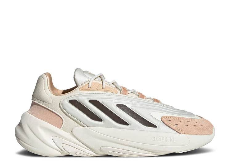【 ADIDAS WMNS OZELIA \u0027OFF WHITE HALO BLUSH\u0027 / OFF WHITE BROWN HALO BLUSH 】 アディダス 白いこと 白いこと 赤銅色 赤銅色 スニーカー レディース