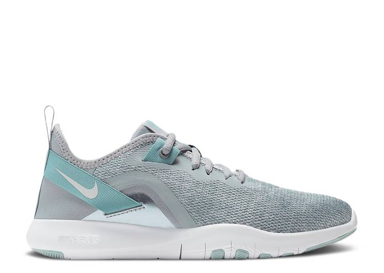 【 NIKE WMNS FLEX TRAINER 9 \u0027WOLF GREY OCEAN CUBE\u0027 / WOLF GREY OCEAN CUBE WHITE PURE 】 調教師 薄墨色 薄墨色 白いこと 白いこと 純然たる スニーカー レディース ナイキ