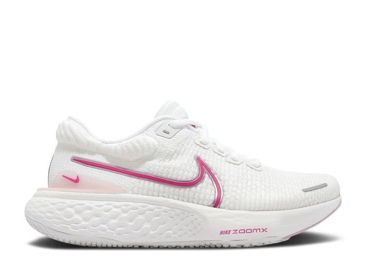 【 NIKE WMNS ZOOMX INVINCIBLE RUN FLYKNIT 2 \u0027WHITE PINK PRIME\u0027 / WHITE PINK PRIME 】 幽客 飛球編み物 さくら色 白いこと 白いこと スニーカー レディース ナイキ