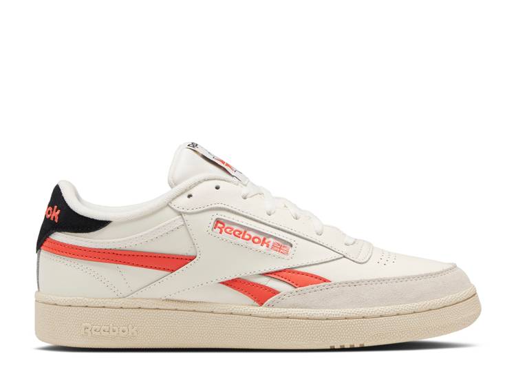【 REEBOK CLUB C REVENGE 'CHALK SEMI ORANGE FLARE' / CHALK SEMI ORANGE FLARE CORE 】 リーボック クラブ 橙 オレンジ コア スニーカー メンズ