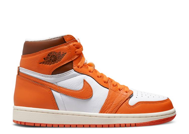 【 AIR JORDAN WMNS JORDAN 1 HIGH OG 'STARFISH' / WHITE STARFISH CACAO WOW SAIL 】 ナイキ ハイ 白色 ホワイト エアジョーダン スニーカー レディース|スニケス