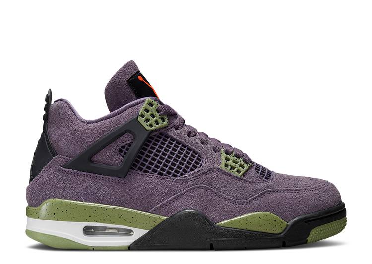 【 AIR JORDAN WMNS JORDAN 4 RETRO CANYON PURPLE / CANYON PURPLE ANTHRACITE 】 ナイキ 紫 パープル エアジョーダン スニーカー レディース