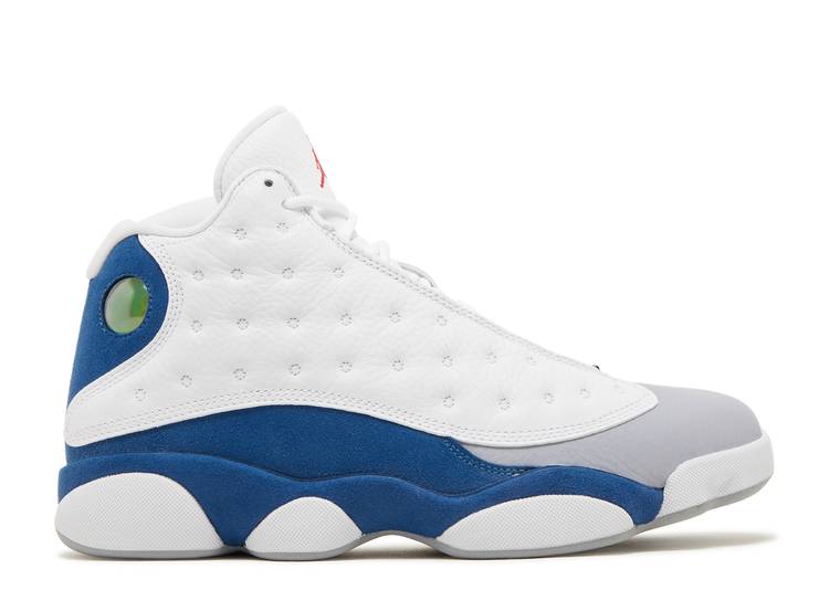 【 AIR JORDAN JORDAN 13 RETRO \u0027FRENCH BLUE\u0027 / WHITE FIRE RED FRENCH BLUE LIGHT 】 ナイキ サー青少年 白いこと 白いこと 火の手 赤 赤いこと 青味 青み エアジョーダン スニーカー メンズ